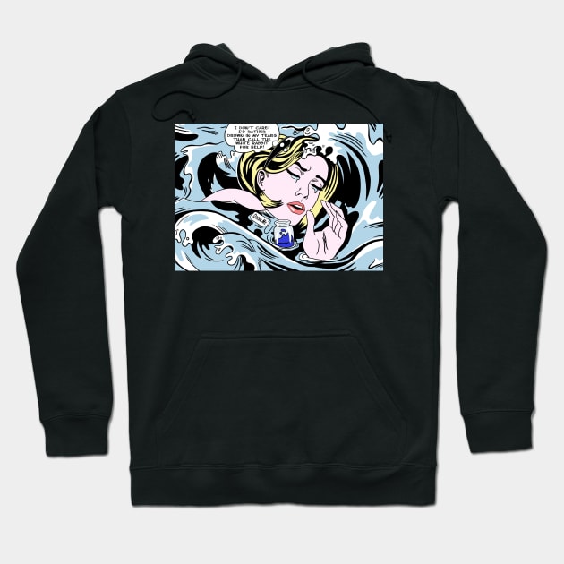 Drowning Alice Hoodie by SwanStarDesigns